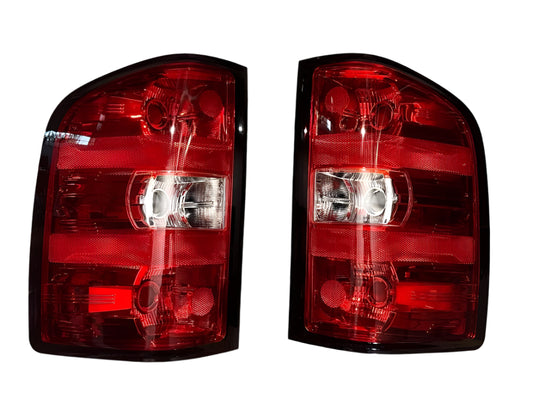 2007 To 2013 Chevrolet Silverado OE STYLE Tail Light Luces Micas Calaveras Faros Focos