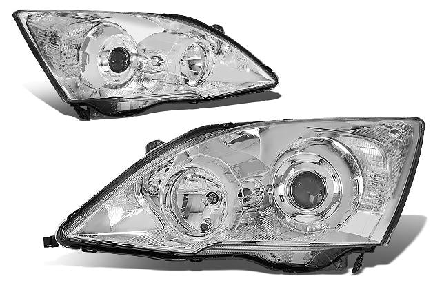 2007 to 2012 Honda CRV Chrome Clear Headlights Luces Micas Calaveras Luz Light