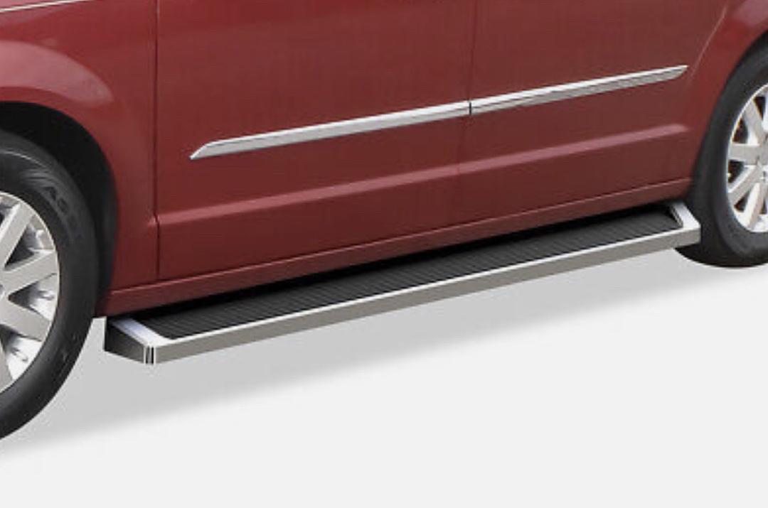 2011 to 2020 Dodge Caravan Chrome 6 inch Running Boards Side Step Estribos Cromado Escalon