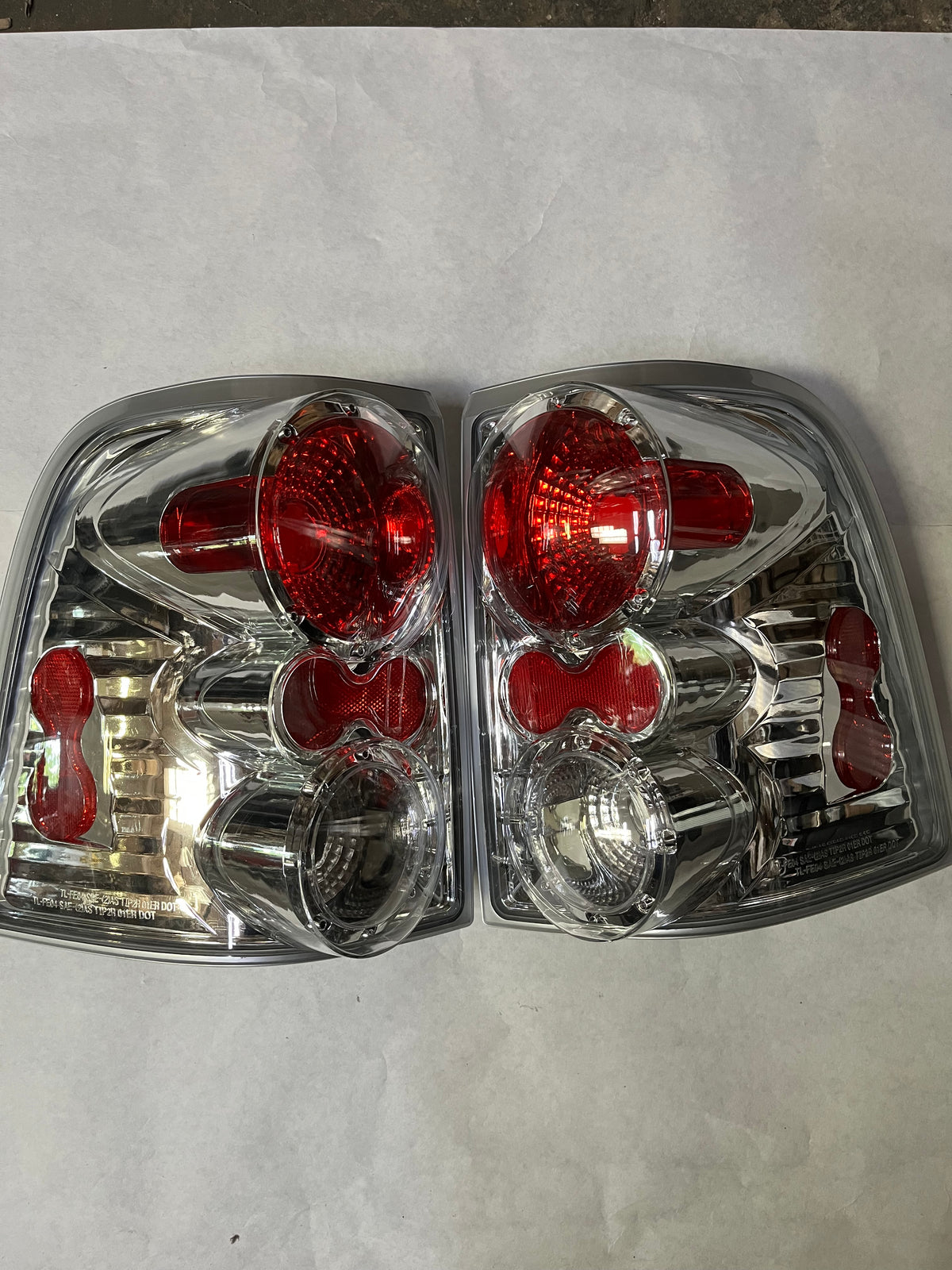 2002 To 2005 Ford Explorer Chrome Taillights